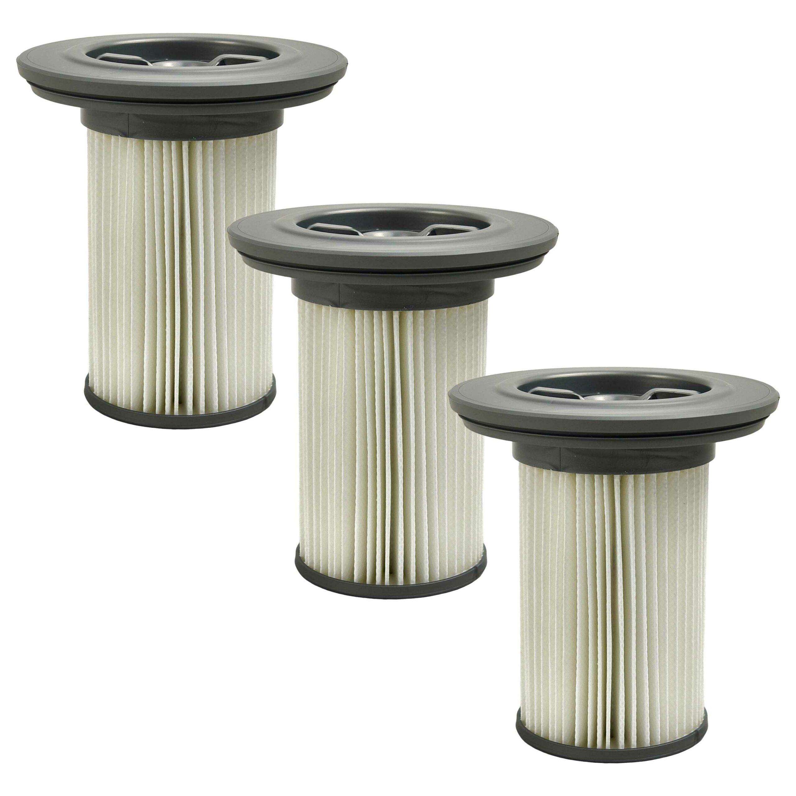 Pack 3x Filtro de Cartucho vhbw para Aspirador Bosch 12036642