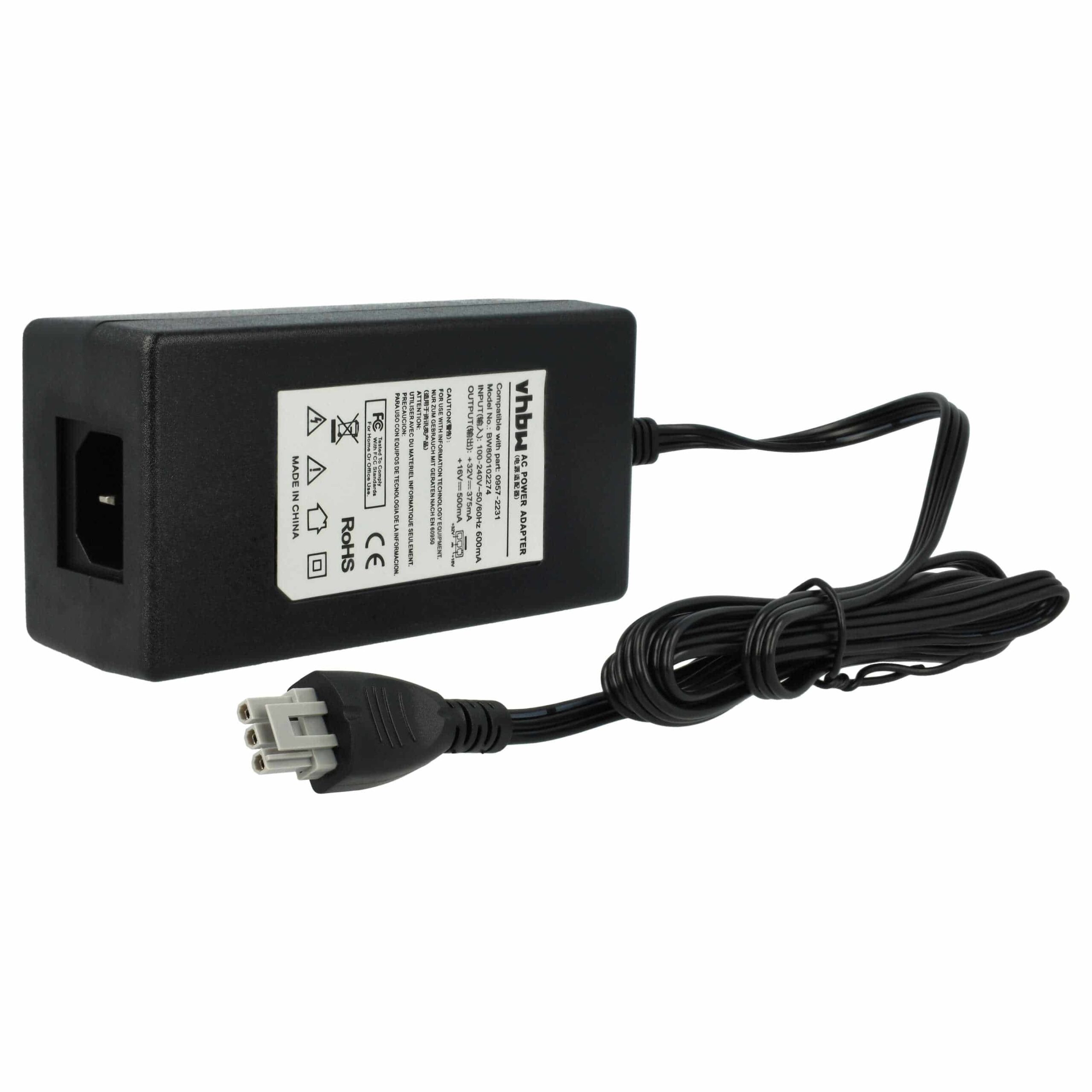 Adaptador de Alimentação CA vhbw para Impressoras HP (substitui 0957-2231) - Image 2