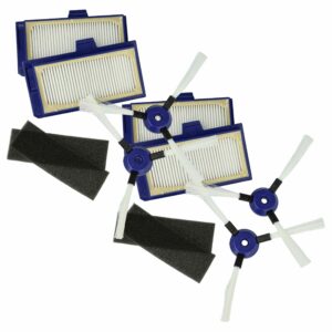 Kit de Manutenção 12 Peças vhbw para Rowenta ZR710101 Robot Aspirador