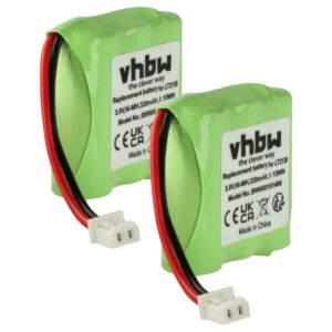 Bateria de substituição vhbw para Loewe LT2130 - Telefone fixo MBO - 320 mAh 3.6 V NiMH (pack 2)