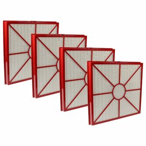 Conjunto 4x Filtro HEPA para Humidificador Lux Aeroguard e Aeroguard 4 S - vhbw