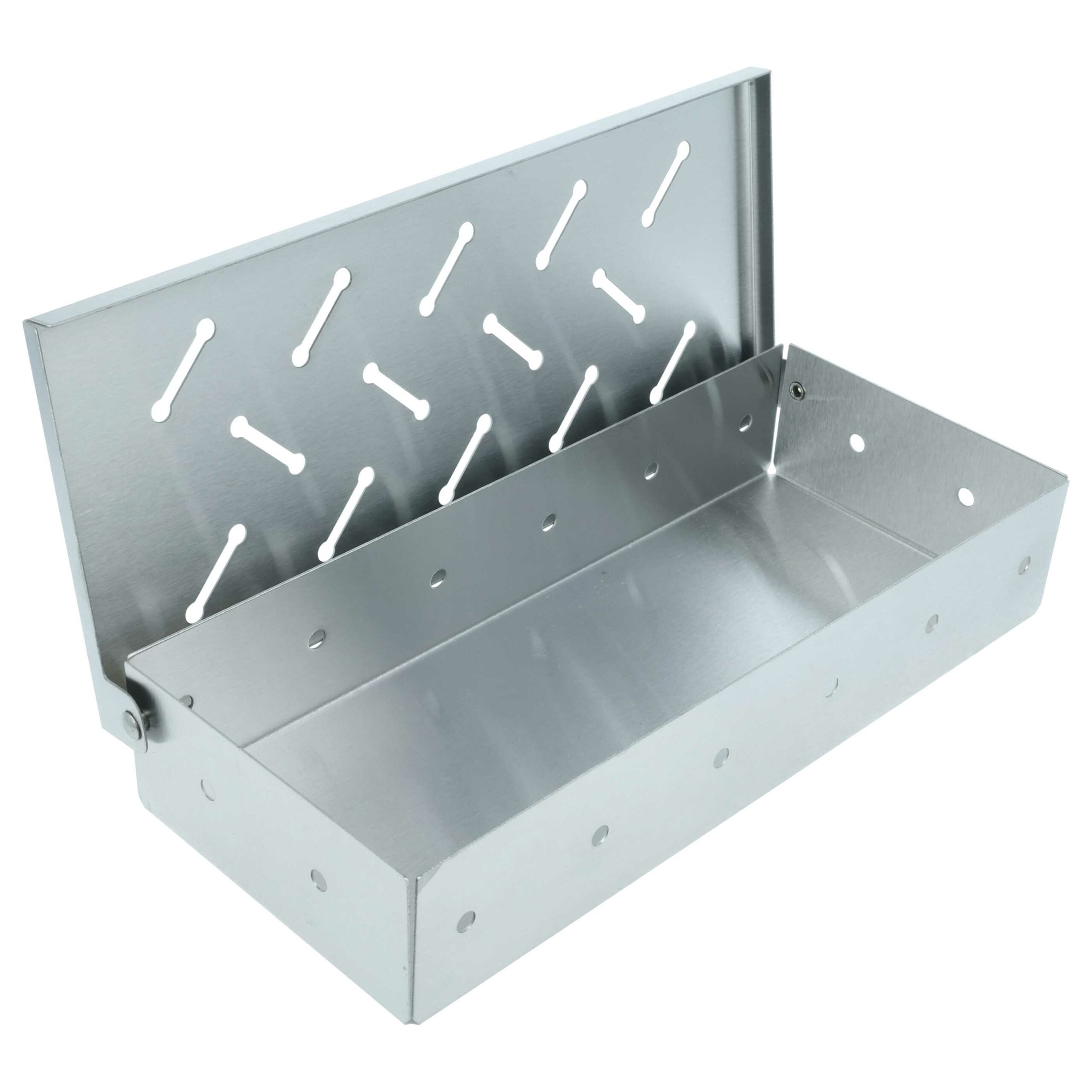 Caixa de Fumo vhbw para Grelhadores Weber 7576 - Aço Inoxidável 22.8 x 9.7 x 4.4 cm