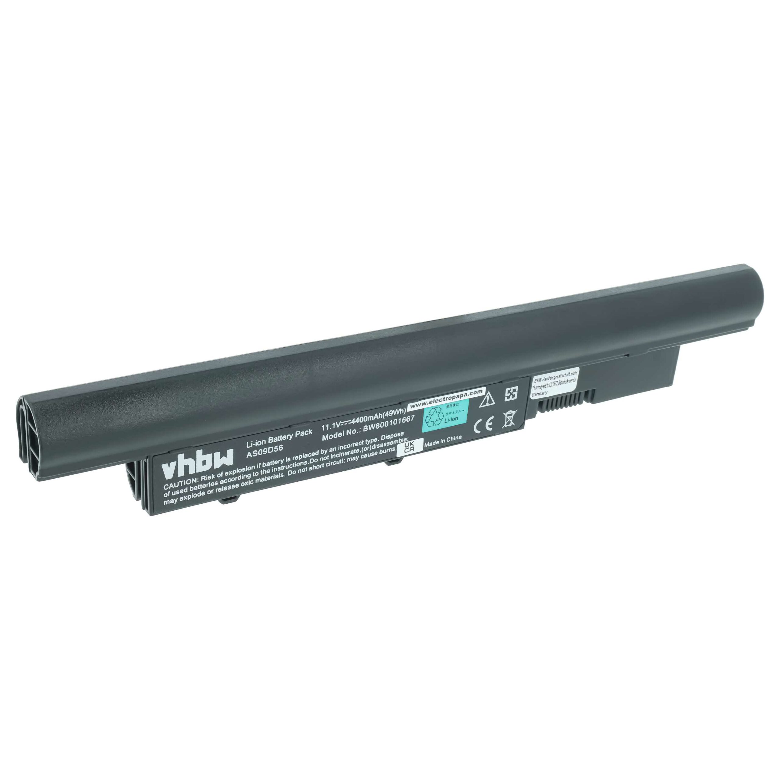 Bateria para Portátil Acer Compatível 3UR18650-2-T0408, 934T4070H, AS09D31, AS09D34 - 4400 mAh 11.1 V Li-Ion
