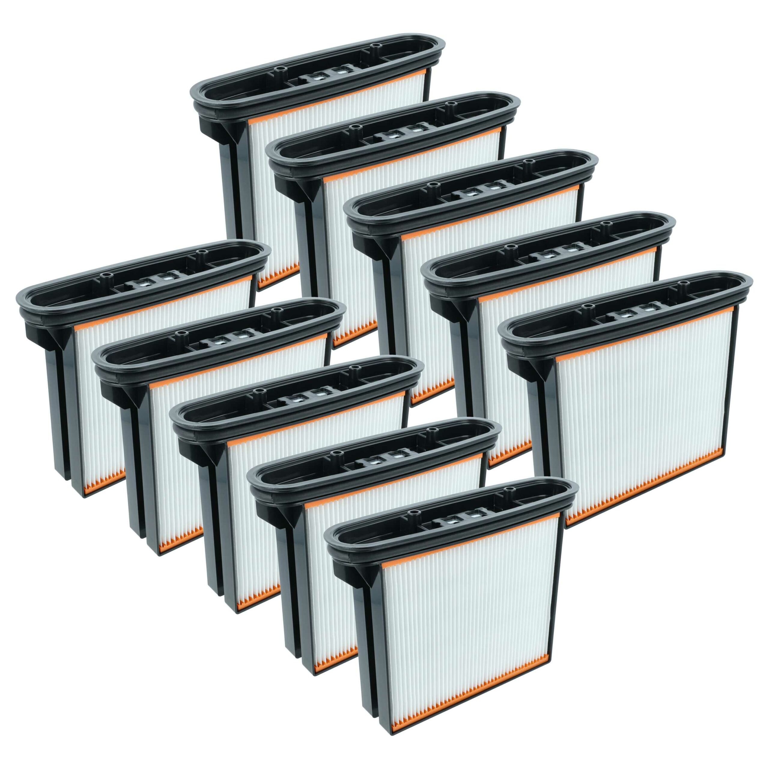 10x Filtro de substituição vhbw para Bosch 2607432014 / Starmix FK 4300
