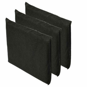 3x Filtro de Carvão Ativado vhbw compatível com AEG/Electrolux 2081625036, 2081625010 para Frigorifico Juno