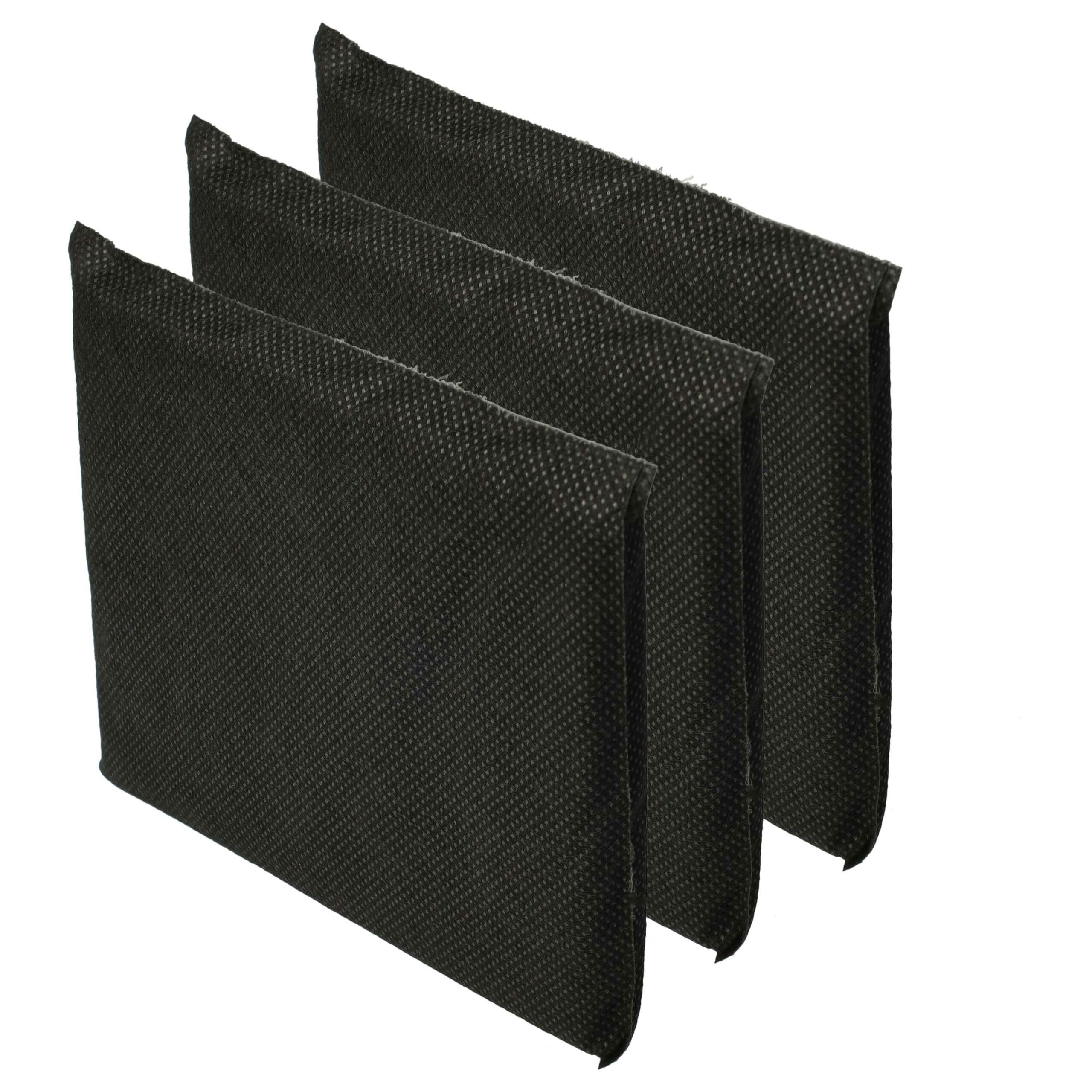 3x Filtro de Carvão Ativado vhbw compatível com AEG/Electrolux 2081625036, 2081625010 para Frigorifico Juno