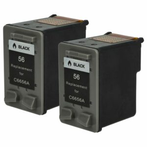 2x Cartuchos de Tinta para Impressora HP Deskjet 5145 - Preto vhbw