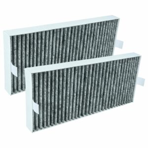 2x Filtro de Carvão Ativado Substituto para Miele DKF 35-P, 20228037