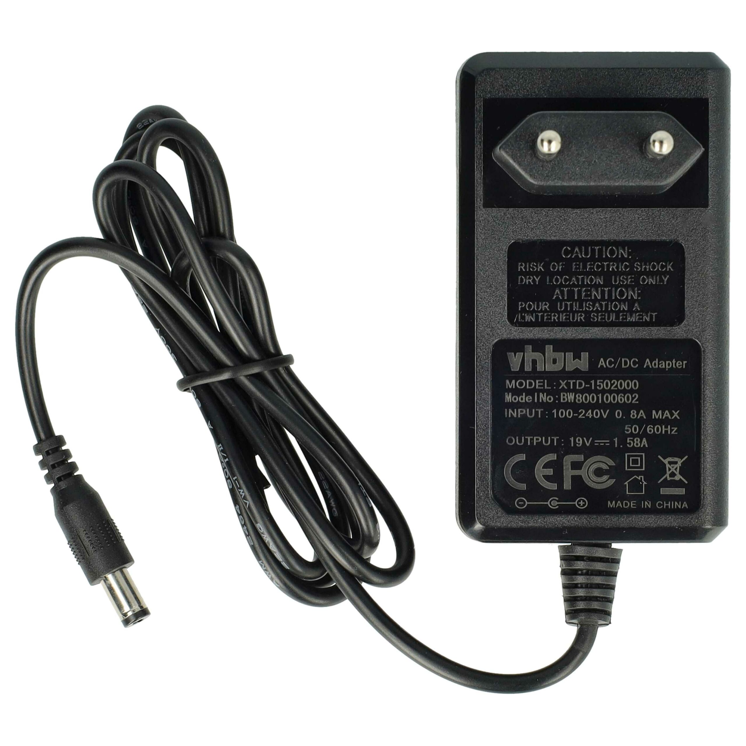 Adaptador de Alimentação para Portáteis Acer, Gateway, Dell e outros - vhbw 30W 19V