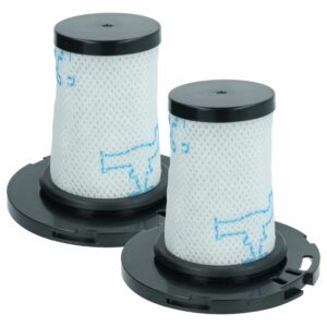 2x Filtro Separador para Rowenta ZR009007 - Compatível com Aspiradores Tefal, 10,1 x 11,8 cm