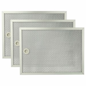 3x Filtro de Graxa Metal Longa Duração vhbw para AEG 50240208004, 50232705009, 4055468484