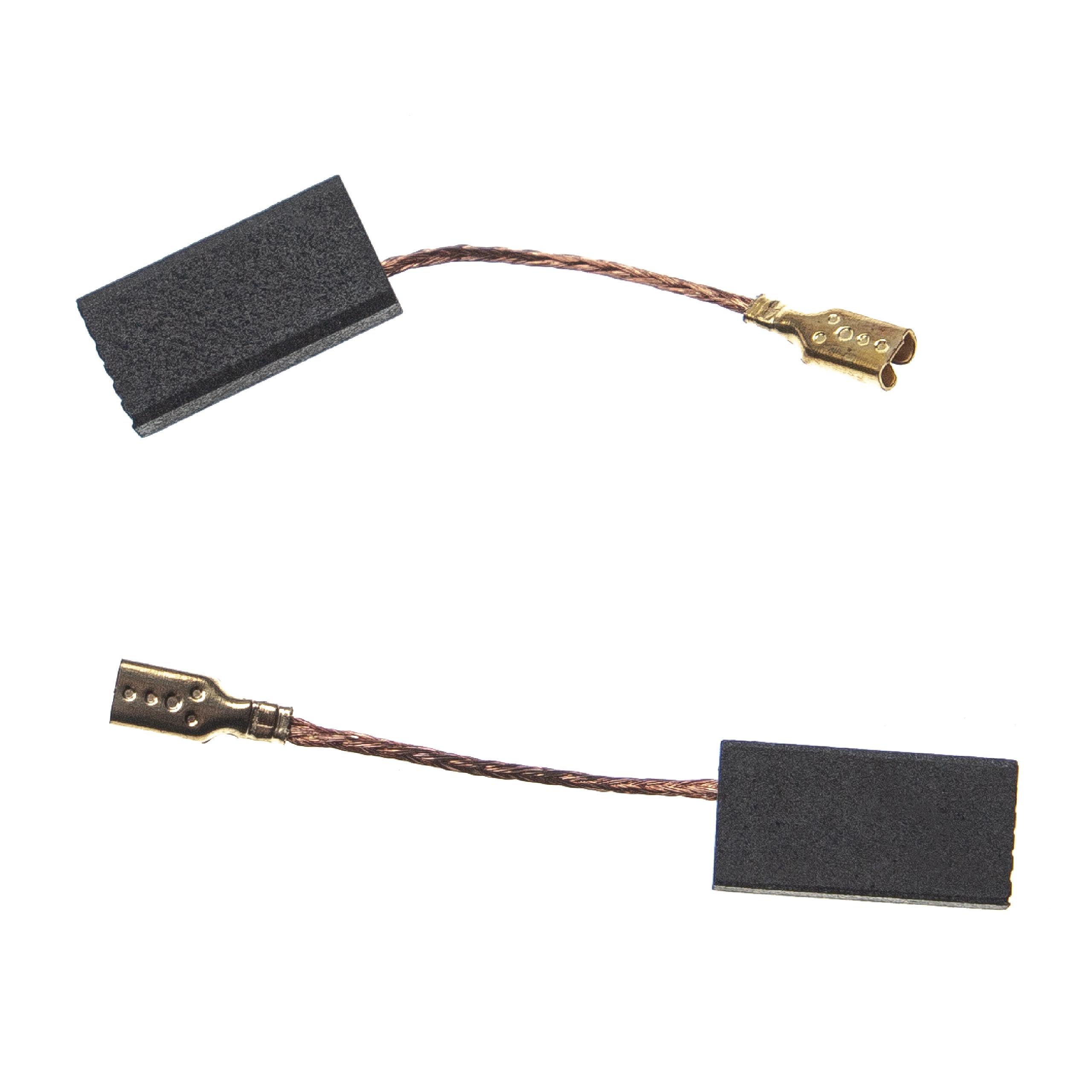 2x Escovas de Carvão para Bosch EHS 6-115 (0 601 375 065) - vhbw 15.5 x 8 x 5 mm