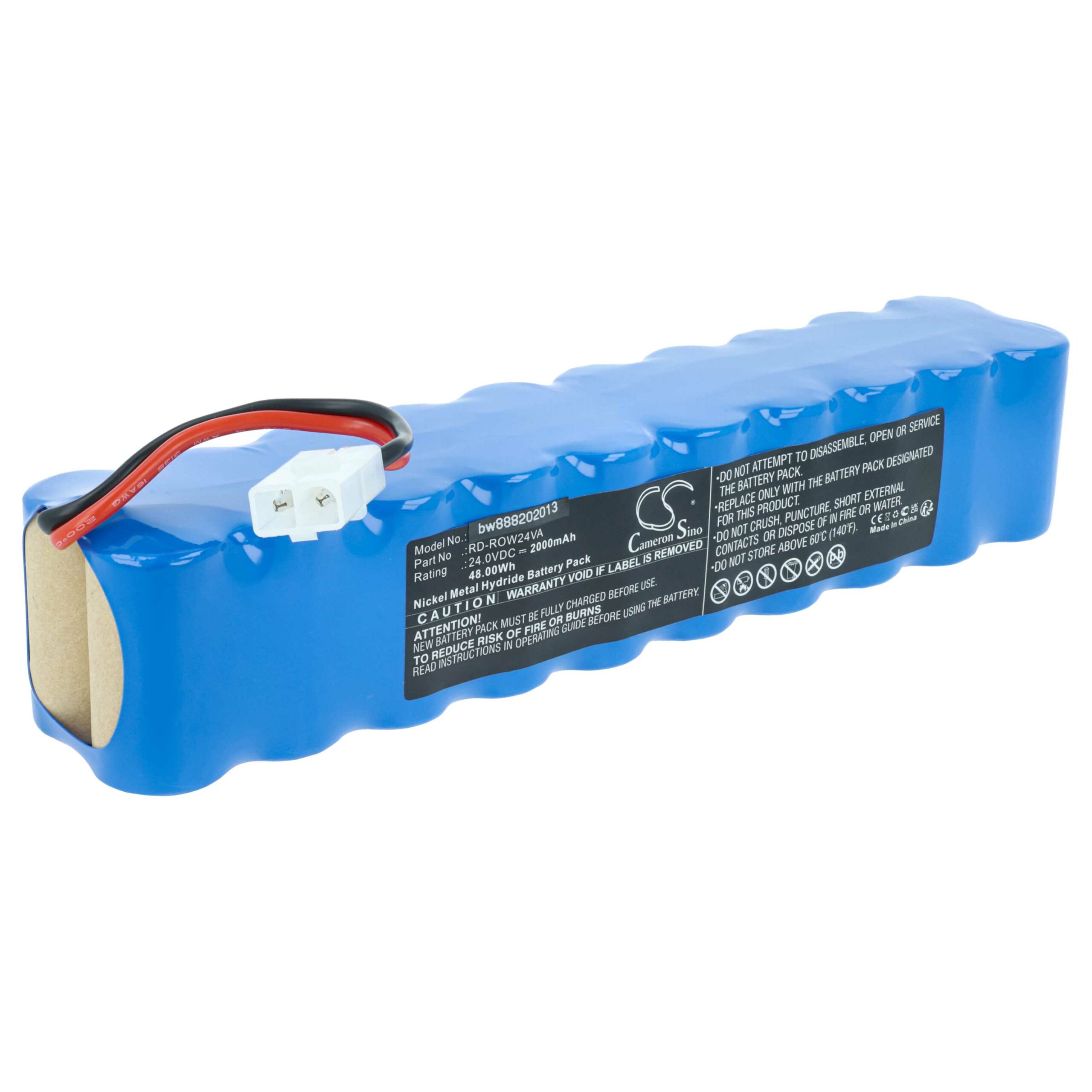 Bateria vhbw 2000mAh 24V NiMH para Rowenta RD-ROW24VA, Tefal e outros