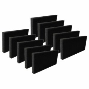 10 Filtros de Espuma de Substituição para Secadora Gorenje/Panasonic ANH-810183, ANH-628504, 429410