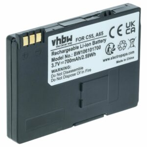 Bateria vhbw compatível com Siemens BA-510, S30852-D1752-X1 para telefone fixo DECT - 700 mAh 3.7 V Li-Ion