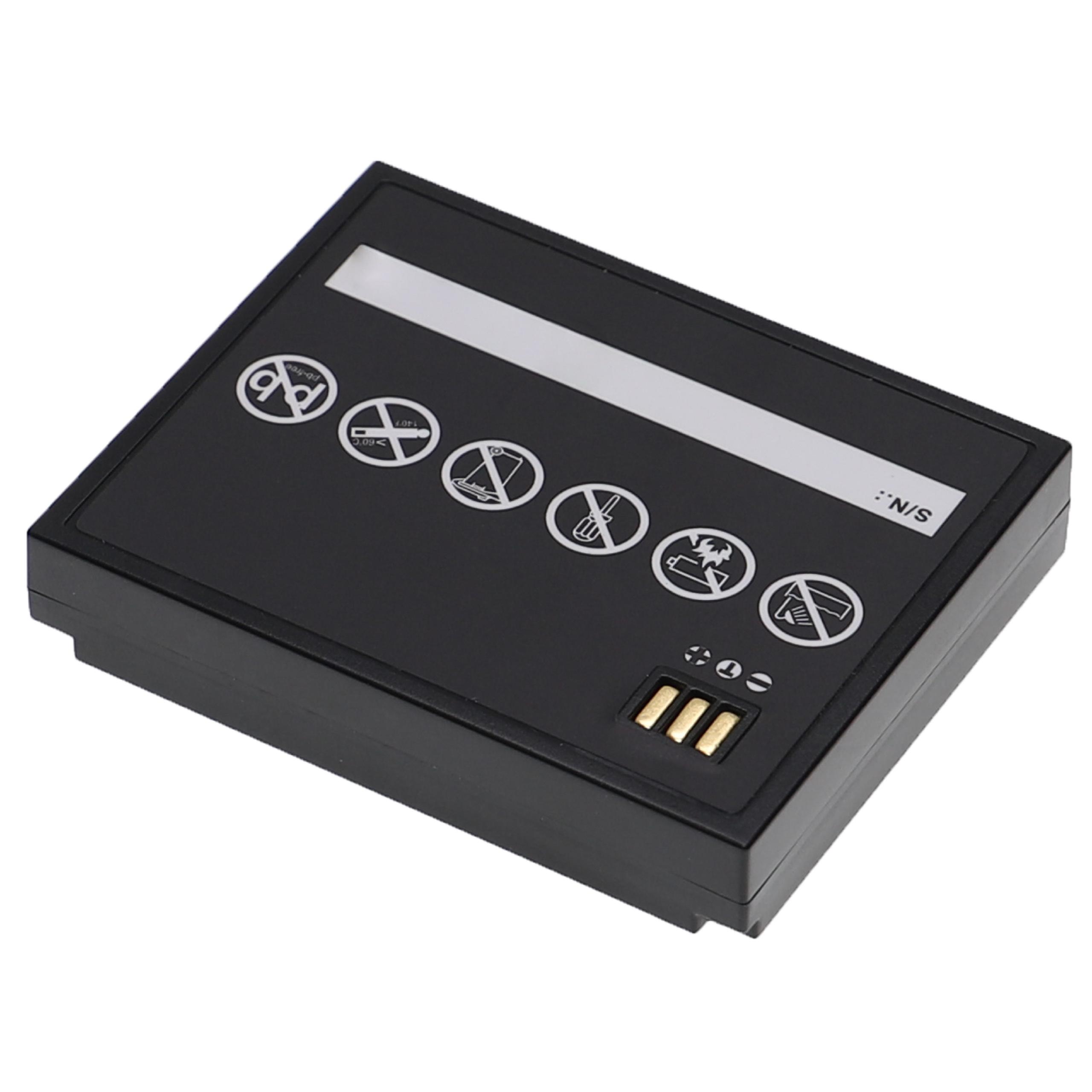 Bateria vhbw para impressoras Zjiang 58LYDD-Z - 1100 mAh 7.4 V Li-Ion - Image 3