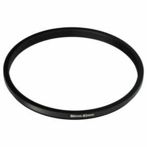 Anel Adaptador de Redução 86 mm para 82 mm vhbw para Objetivas de Câmaras