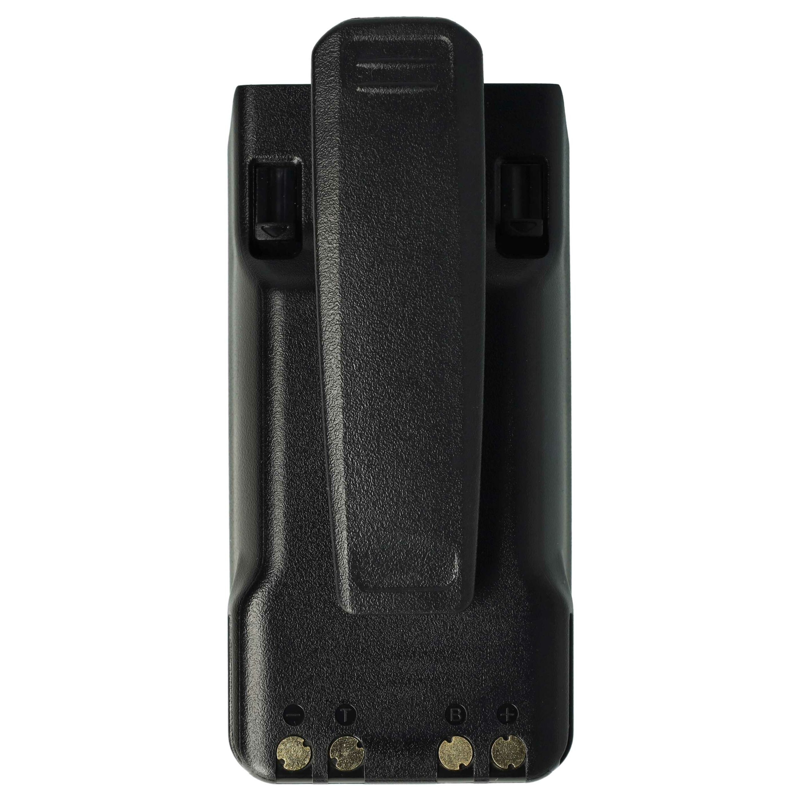 Bateria vhbw 2250 mAh 7.4 V Li-Ion para Icom BP-279, BP-280, BP-280LI - Pack 2 unidades com clipe de cinto - Image 4