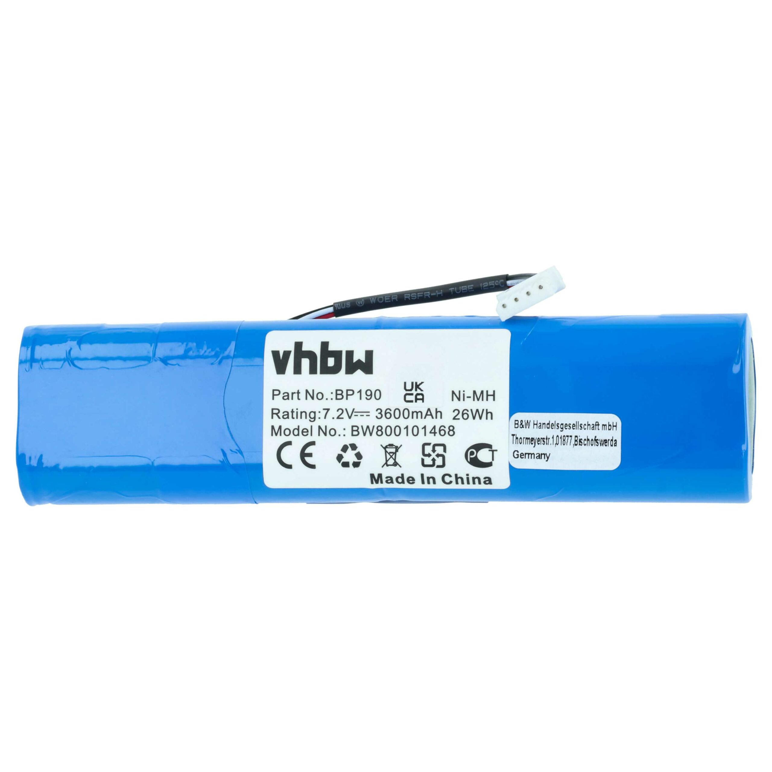 Bateria vhbw para Fluke B11432, BP-190 - 3600 mAh 7.2 V NiMH - Image 3