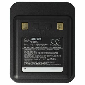 Bateria vhbw 9.6V 2000mAh NiMH para Equipamentos Médicos Bullard Heiman