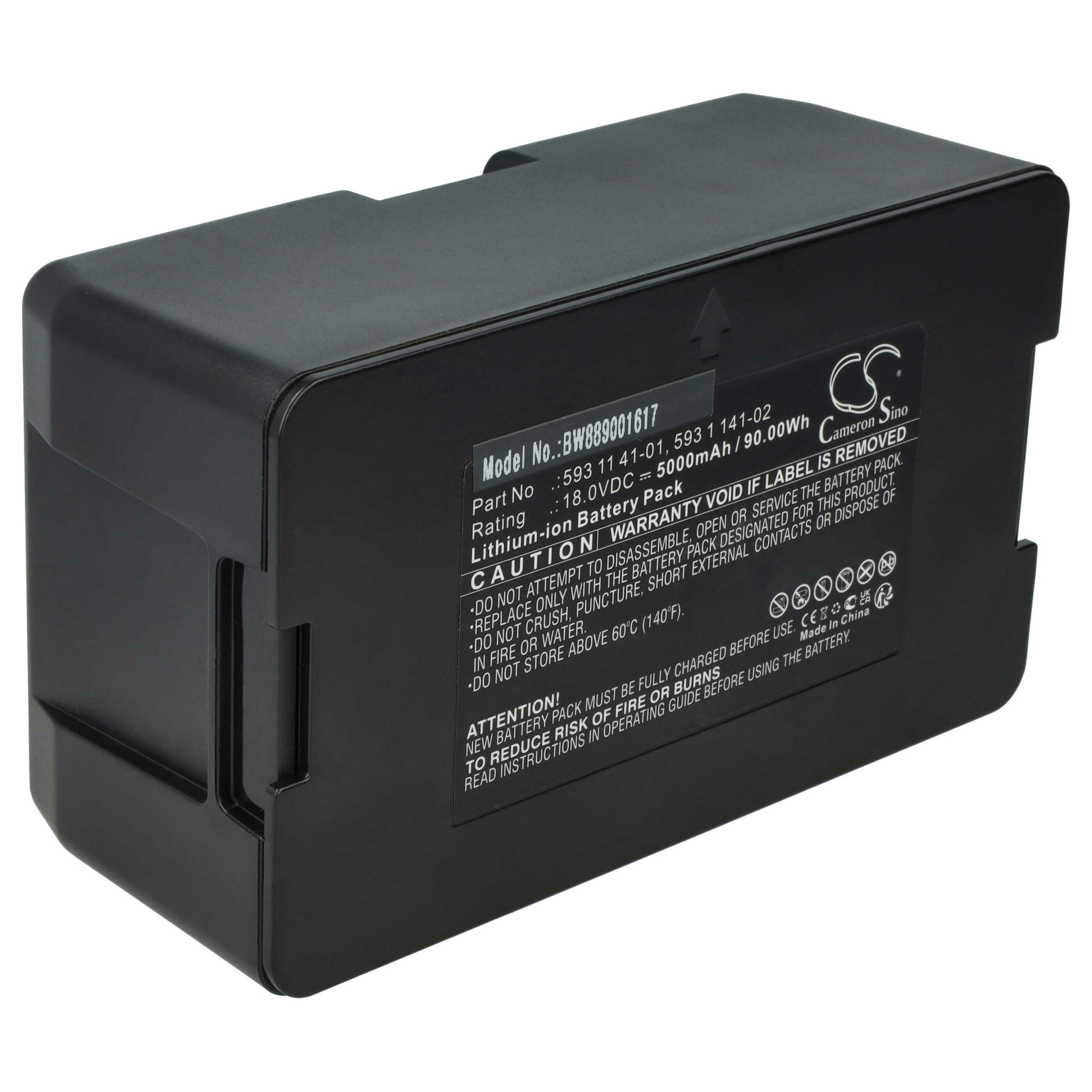 Bateria vhbw 5000 mAh 18V Li-Ion para Gardena 593 11 41-01, 593 11 41-02, 593 11 41-03