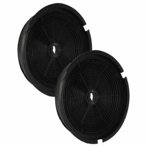 2x Filtro de Carvão Ativado para Coifa Philips - Substituição para Beko 9174220018, 9199001580 - 19 cm