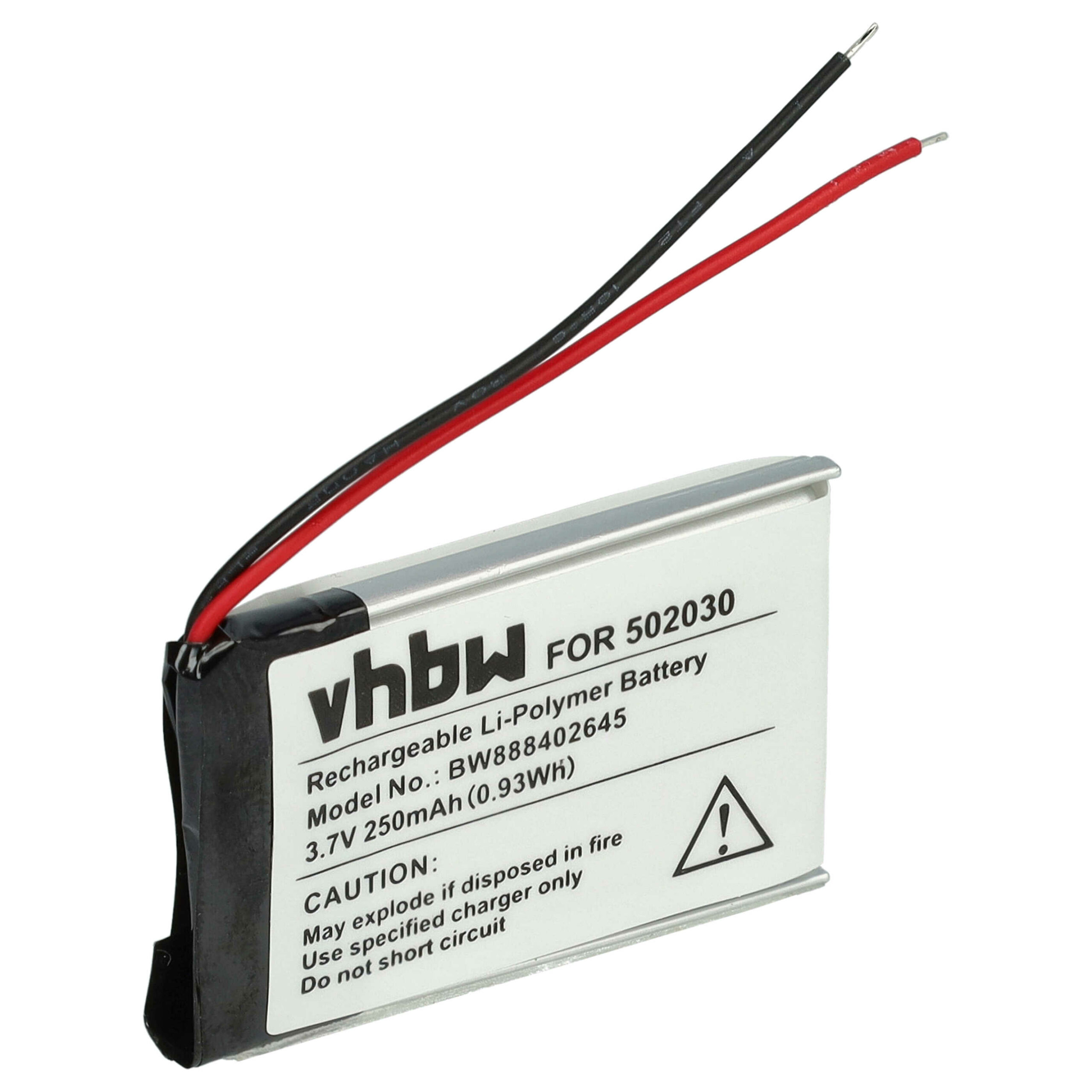Bateria para Computador GPS Bosch 502030 - 250 mAh 3.7 V Li-polímero - Image 3