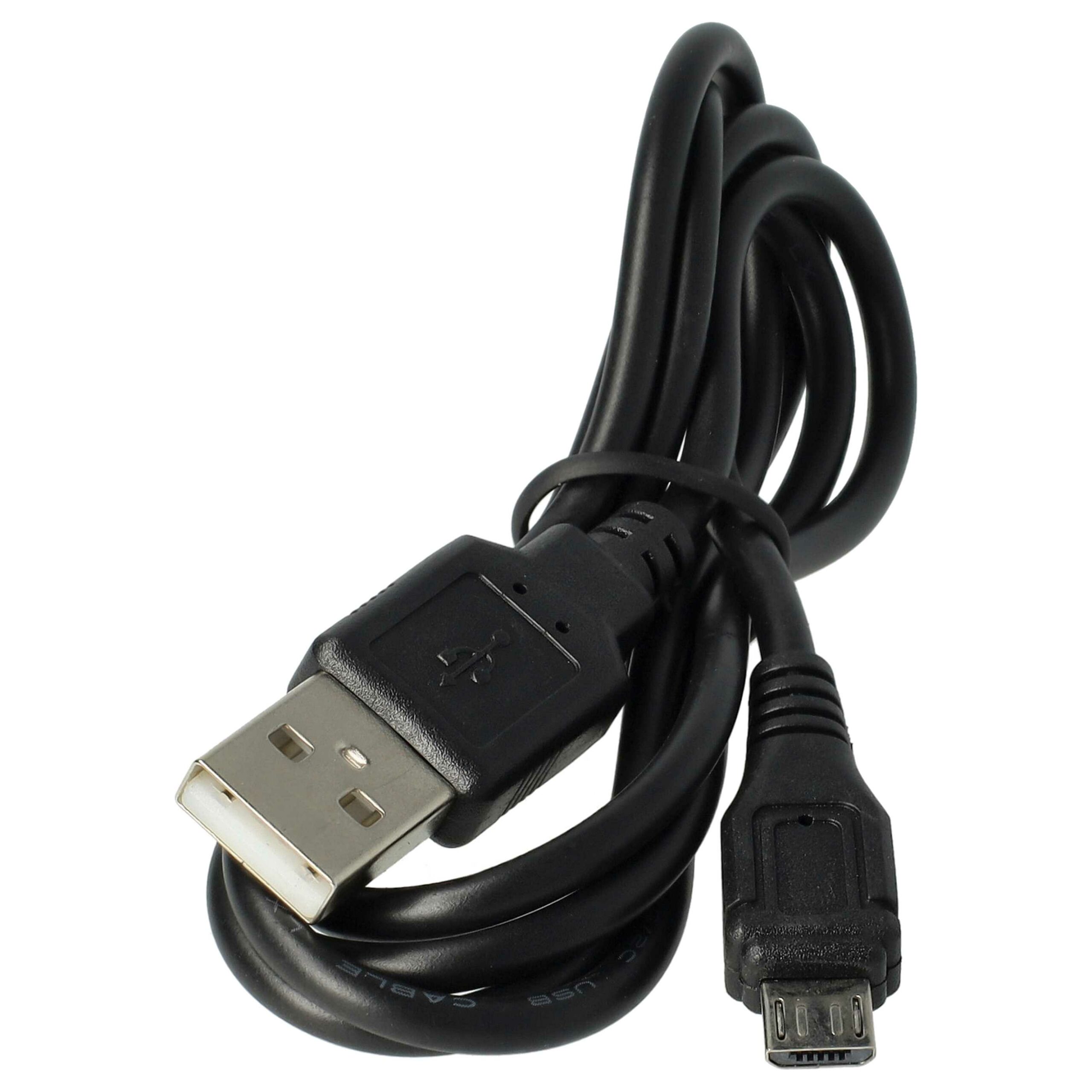 Cabo Micro-USB vhbw USB Tipo A para Micro USB - Preto, 1 m - Image 4