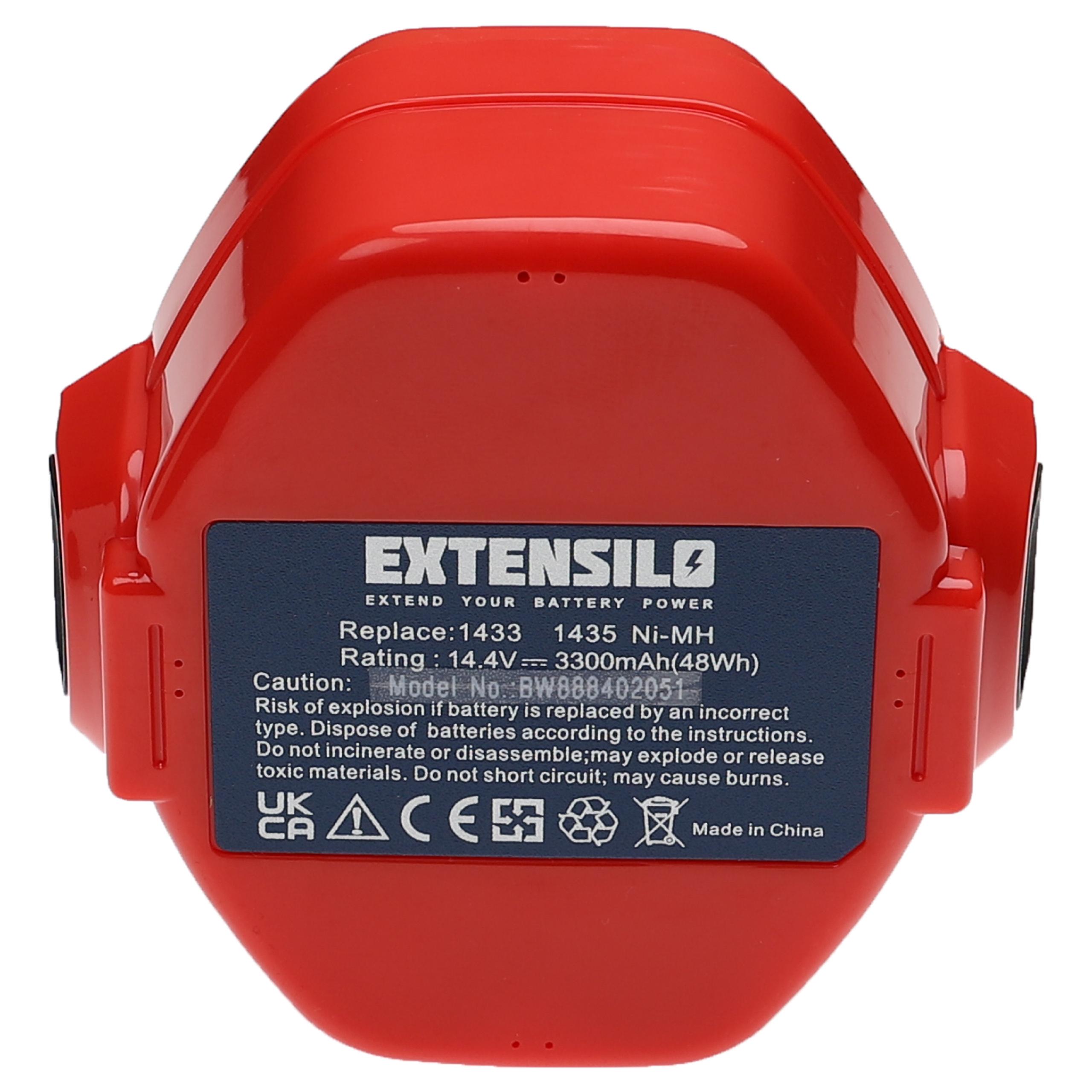 Bateria compatível Makita 1434, 1422, 1433, 1420 - EXTENSILO 14.4V 3300 mAh NiMH - Image 2