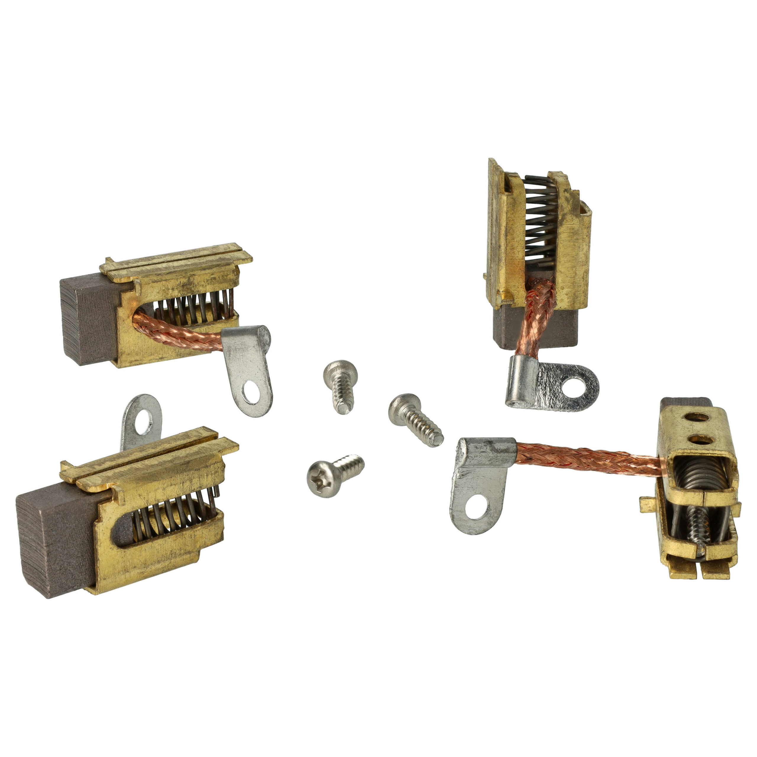 4x Escovas de Carvão Substituição para Iskra Mahle 16.907.600 - Ferramentas Elétricas - 16.2 x 15.8 x 8.9 mm