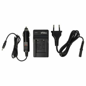 Carregador de Bateria vhbw para Olympus Li-41C, Li-40C - Compatível com Bosch, Fujifilm, Pentax, Kodak, Nikon e mais