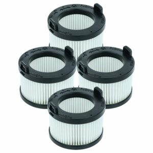 4 Filtros Principais vhbw Compatíveis com Levoit e Redkey IQ 40