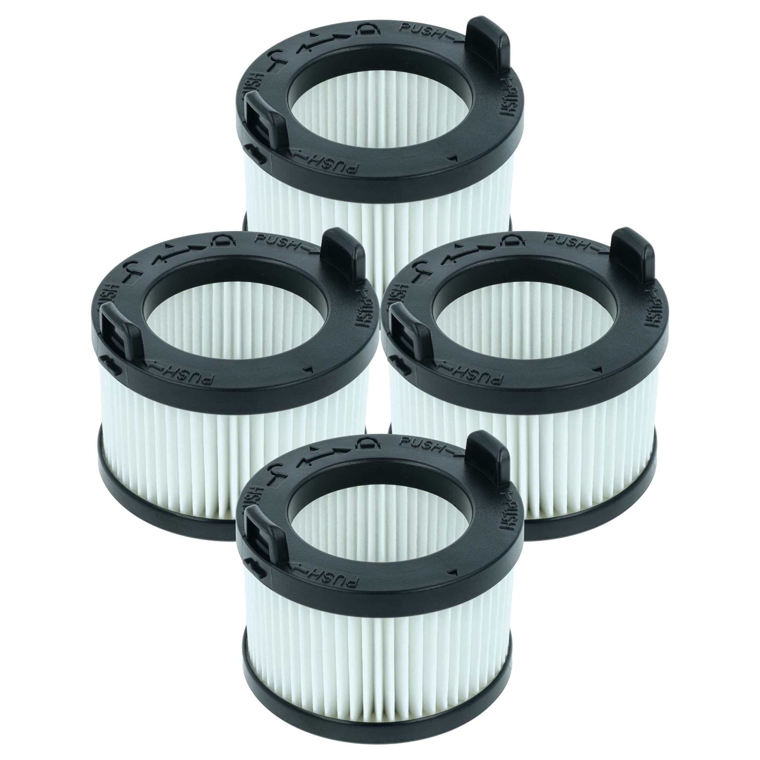 4 Filtros Principais vhbw Compatíveis com Levoit e Redkey IQ 40