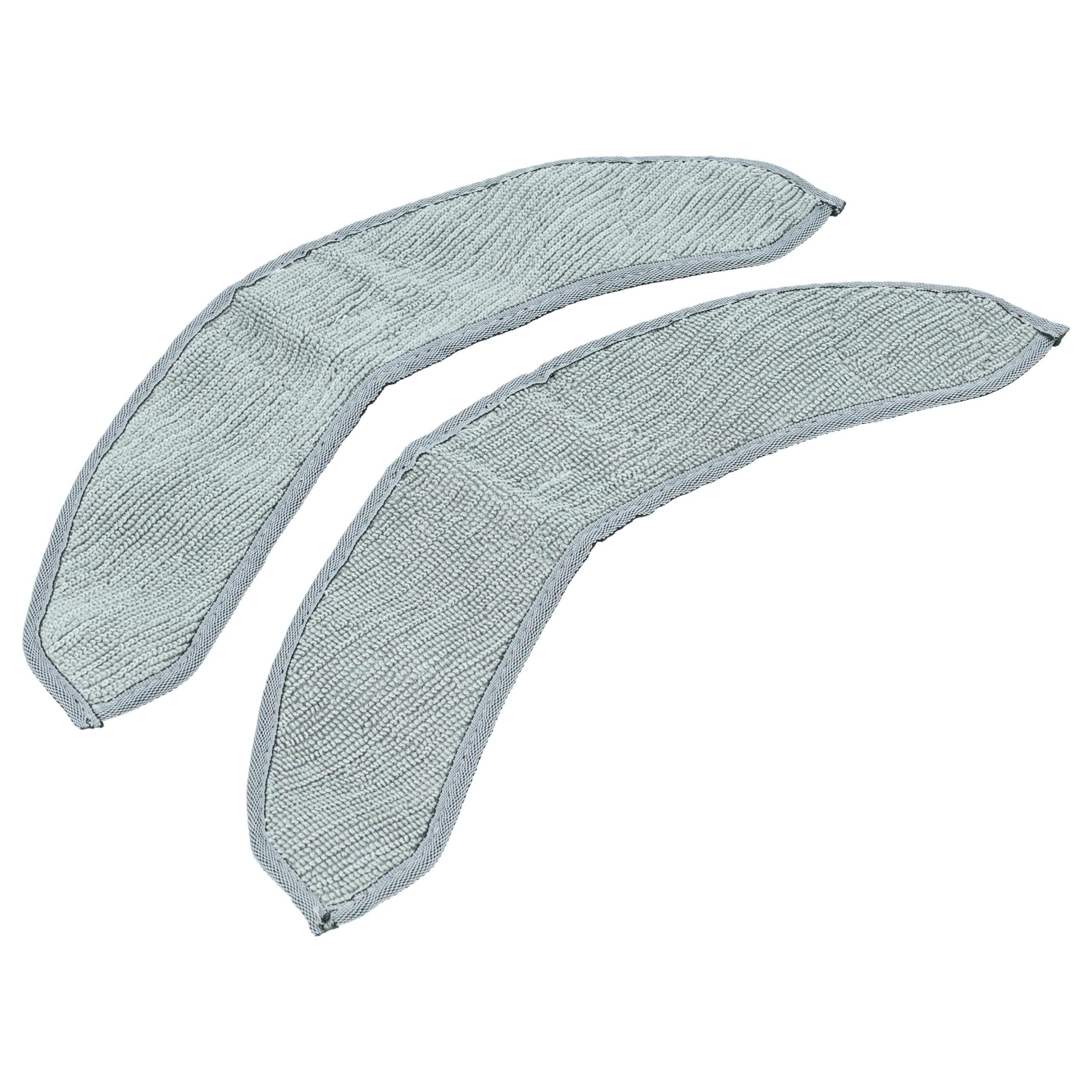 2x Pano de Limpeza em Microfibra para Roomba Combo 10 Max, J7, J7+ - vhbw