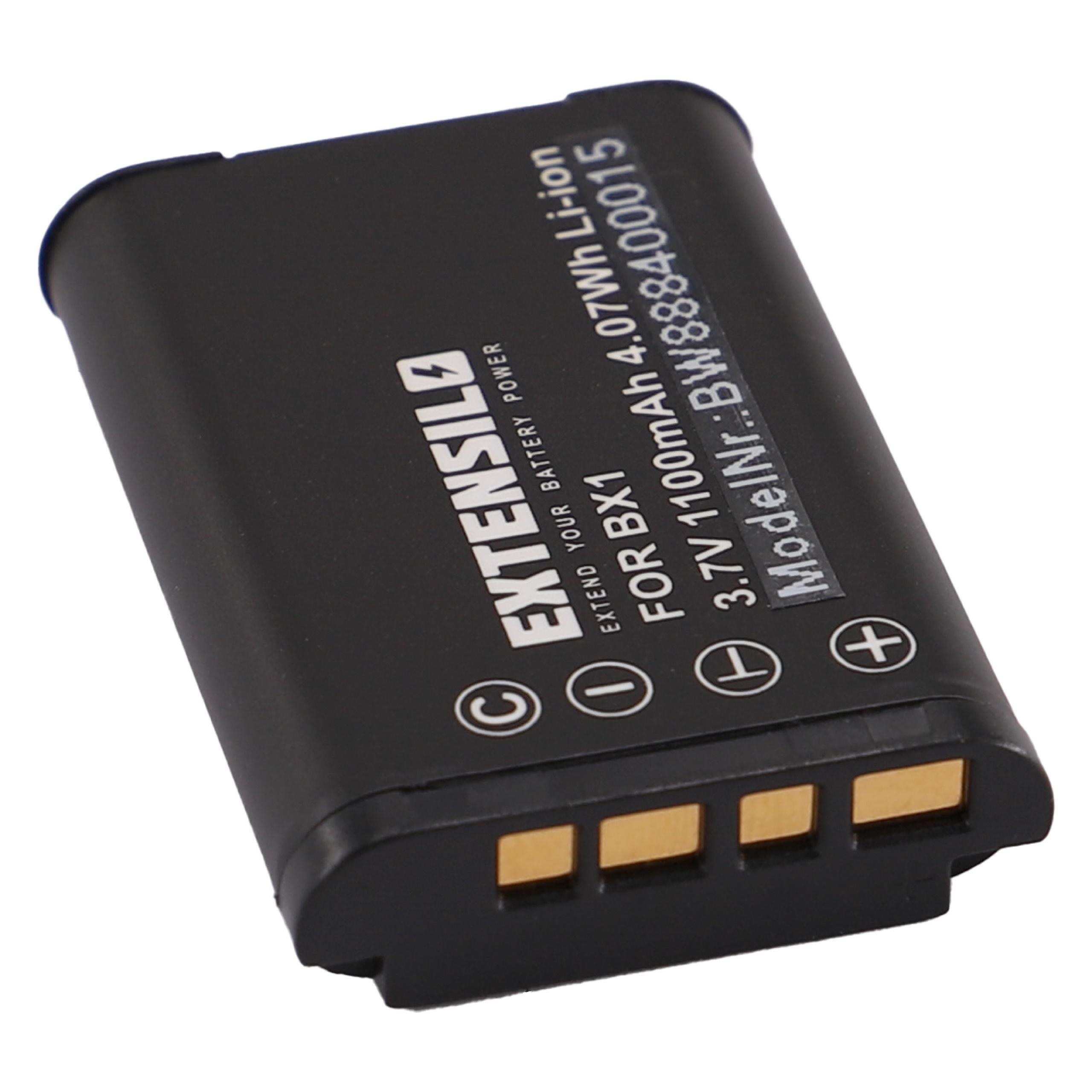 Bateria EXTENSILO NP-BX1 para Sony - 1100mAh, 3.7V, Li-Ion - Image 3