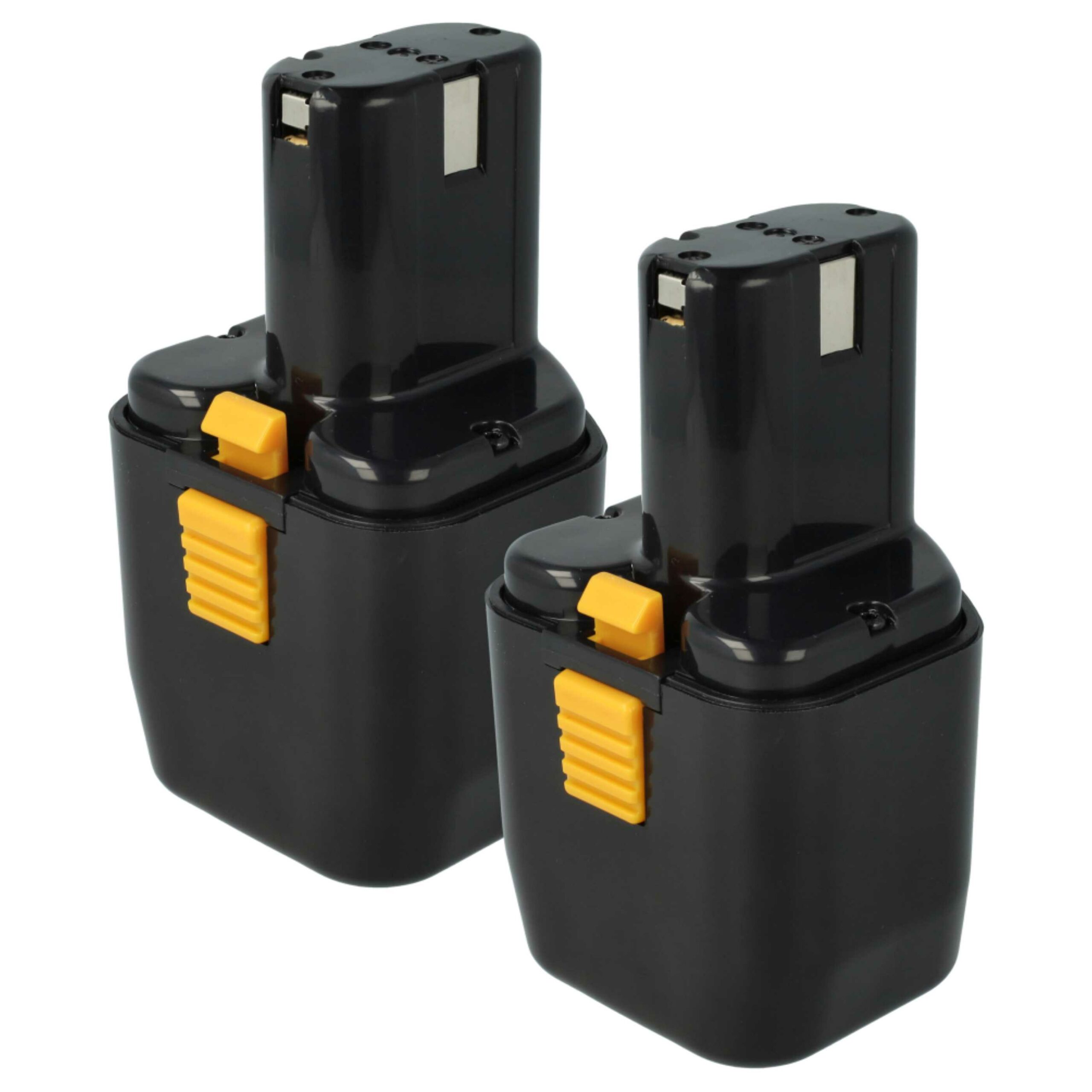 2x Bateria vhbw compatível com Hitachi EB12B, EB12G, EB1224, EB12, EB12M - 2100 mAh, 12 V, NiMH