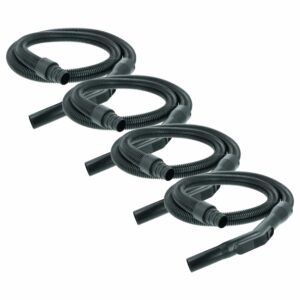 4x Mangueira para Aspirador com Pega, 1,8m - Conectores 32 mm, 35 mm, 38 mm vhbw