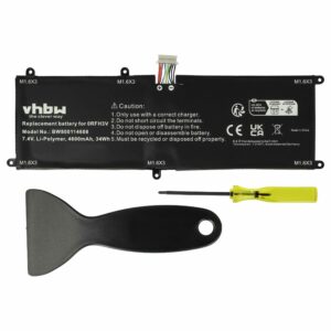 Bateria vhbw para Portátil Dell - 4600 mAh 7.4V Li-polymer (T04E001, RFH3V, VHR5P)