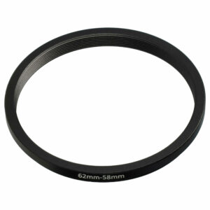 Anel Adaptador Redutor de 62 mm para 58 mm - vhbw para Objetivas de Câmara