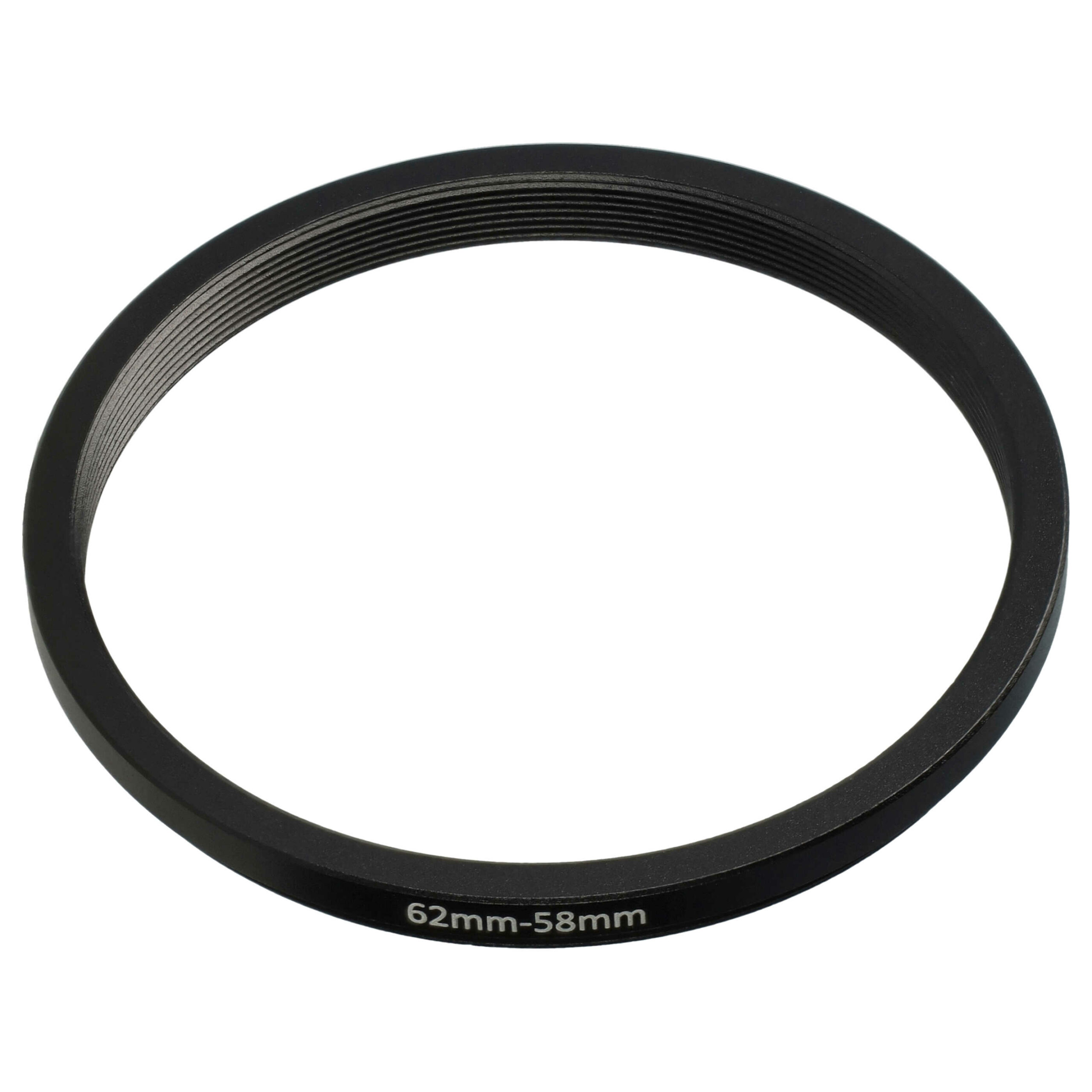 Anel Adaptador Redutor de 62 mm para 58 mm - vhbw para Objetivas de Câmara