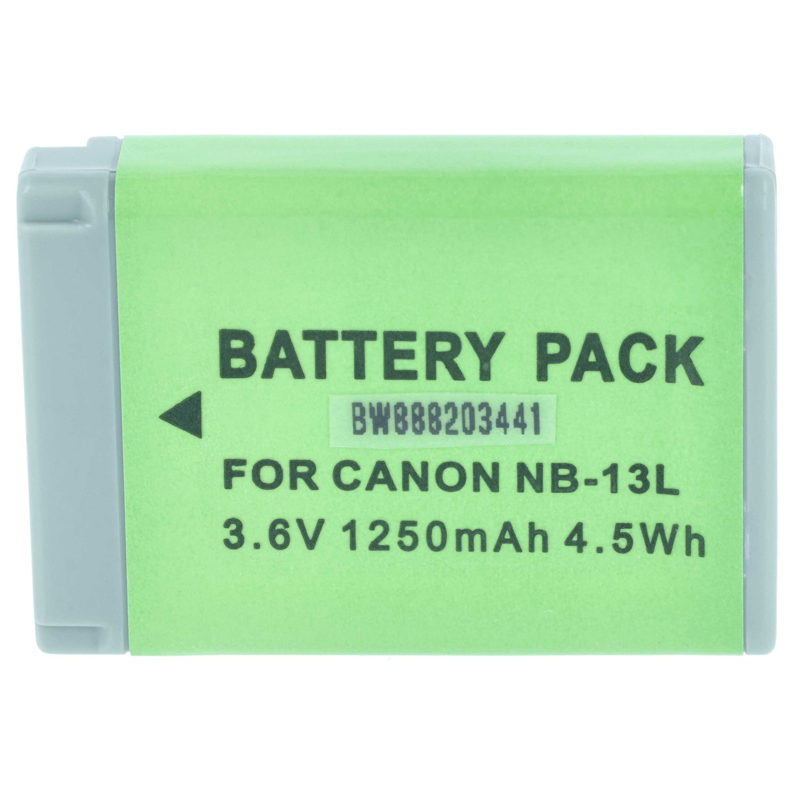 Bateria vhbw para Canon NB-13L - 1250mAh, 3.7V, Li-Ion - Image 3