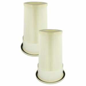 2x Filtro de Substituição Filterfine para Aspirador Dustcontrol 42028, branco