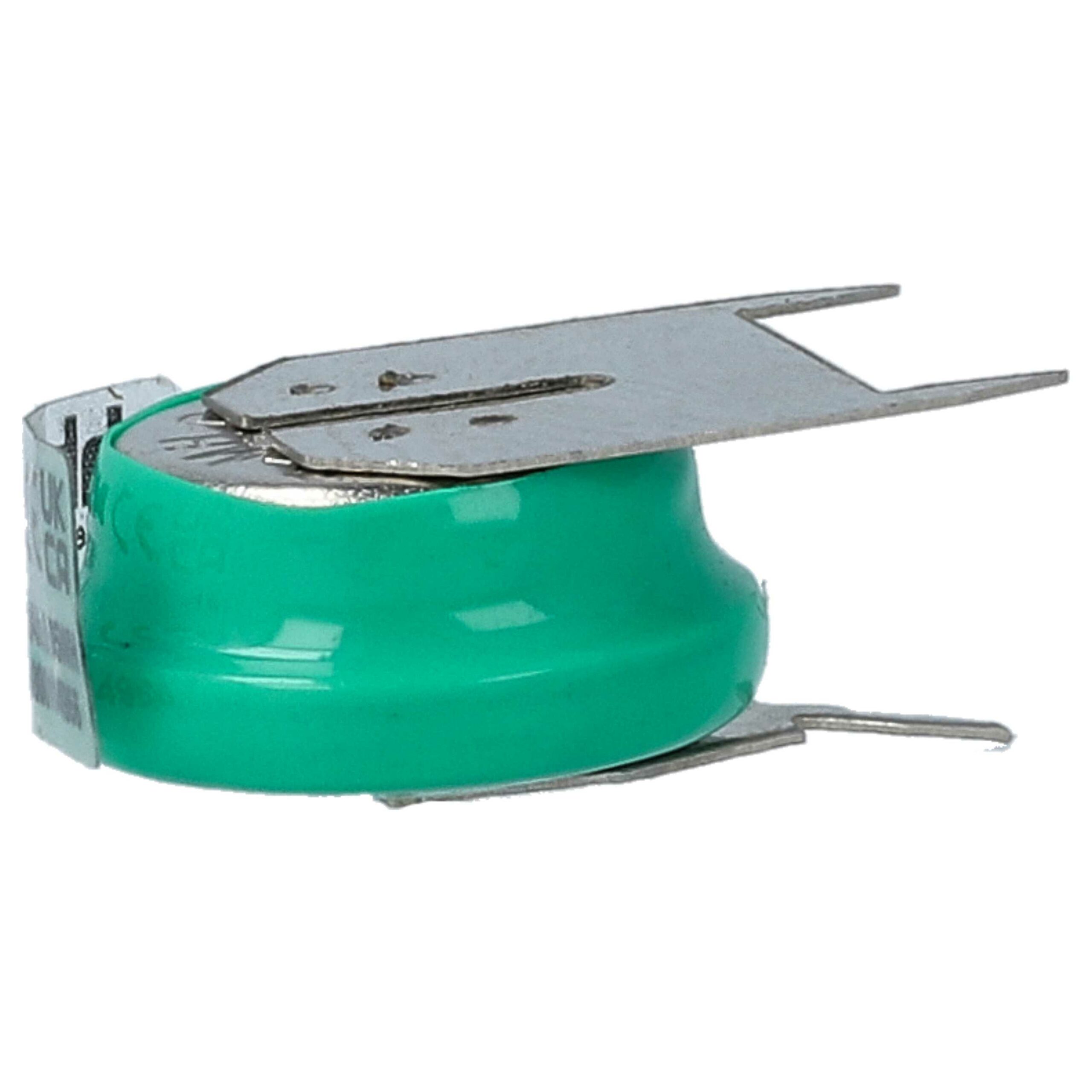 Bateria Botão Recarregável V40H 3 Pinos vhbw - 40 mAh 1.2V NiMH (Pack 100) - Image 4