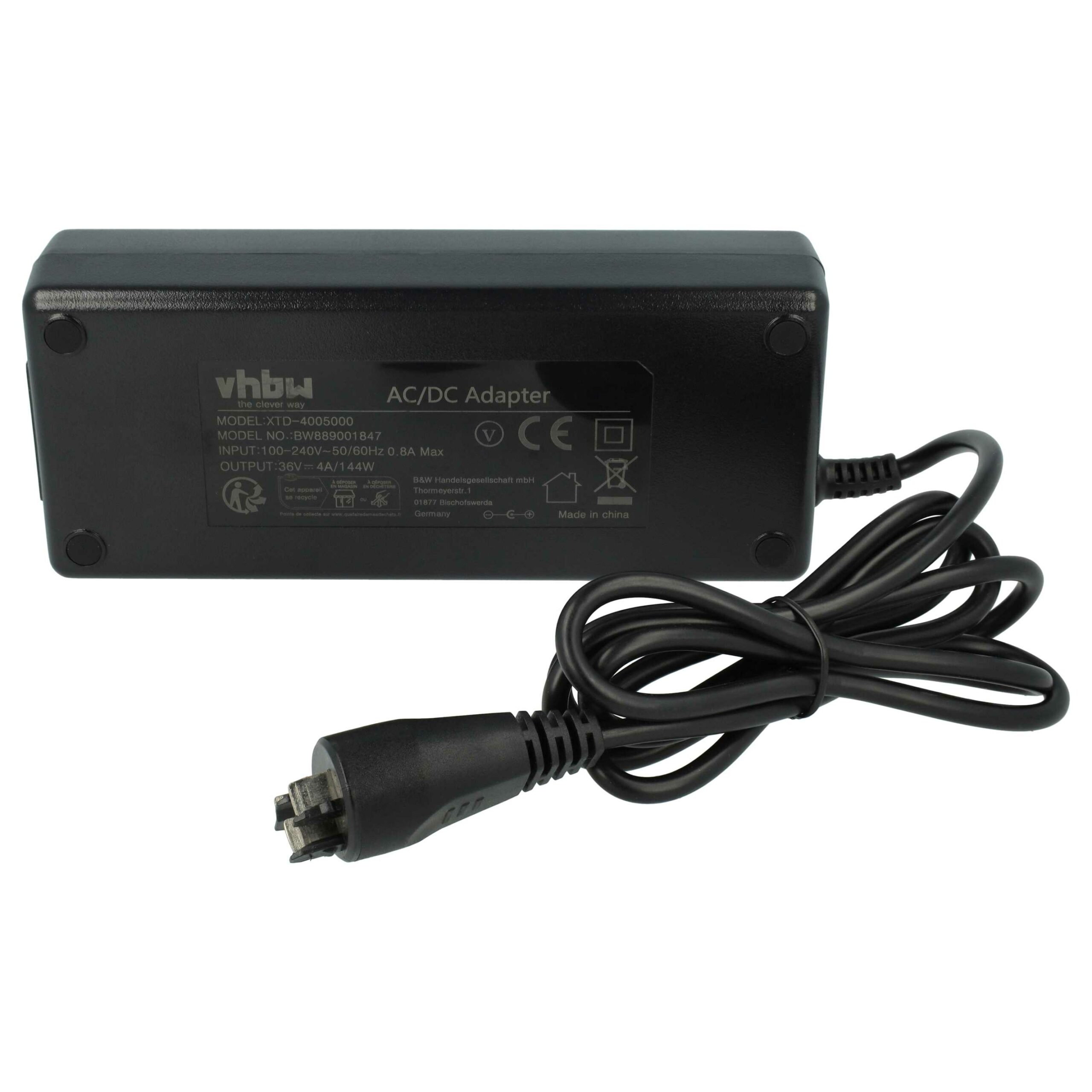 Carregador para Bateria E-Bike Bosch vhbw - Substitui BCS220, 0 275 007 907 - Image 2