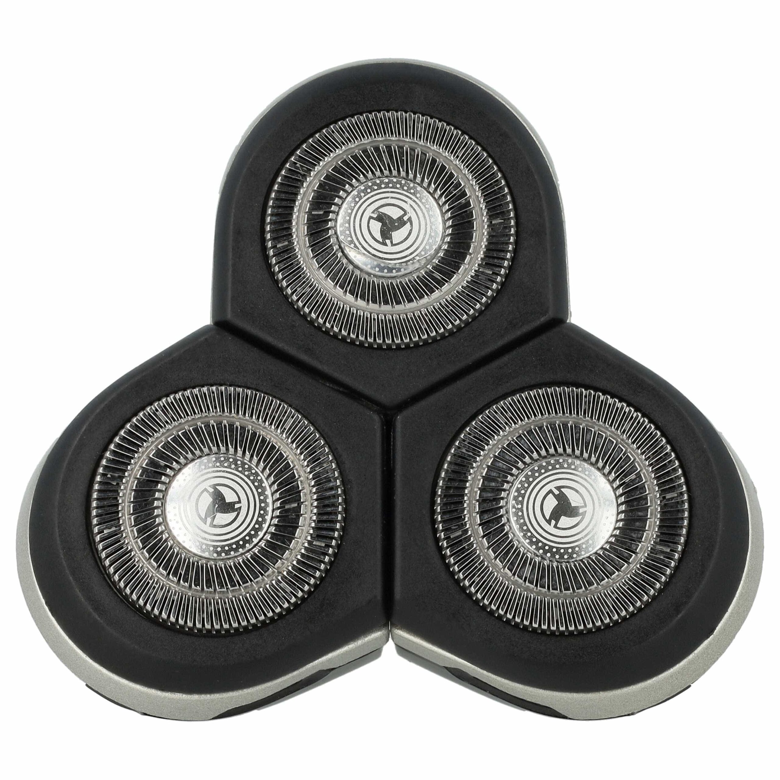 2 Cabeças de Corte Substitutas vhbw compatíveis com Philips RQ12 Edição Antiga, Preto - Image 3