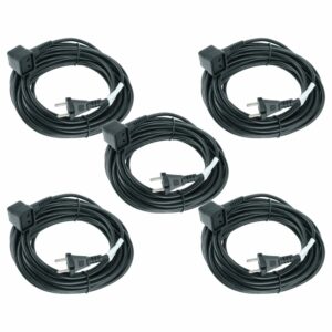 Cabo de Alimentação para Aspirador Numatic NVP180-21 - 10m (Pack 5x) vhbw