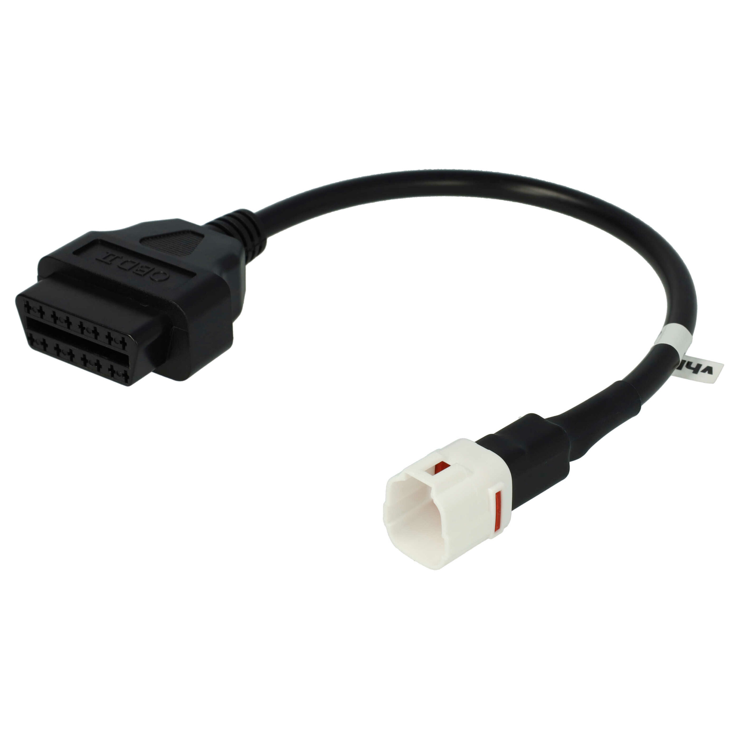 Adaptador OBD2 4 pinos para OBD2 16 pinos - Suzuki, Yamaha FJR1300 (2016-2019) Motos e Scooters vhbw - Image 2