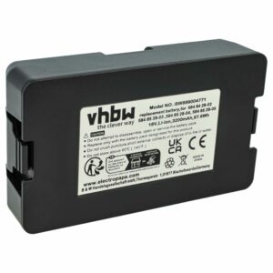 Bateria EXTENSILO compatível com Flymo 5902142-02, 5848228-01, 5848428-02 - 18 V 3.2 Ah Li-Ion
