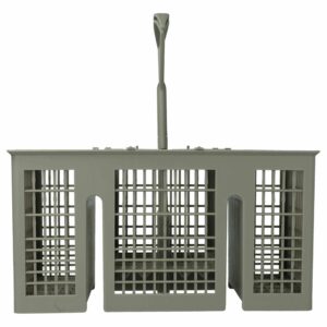 Cesto de Talheres para Máquina de Lavar Loiça Bosch Siemens 481957 - vhbw, Alça Removível, 6 Compartimentos