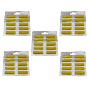 50x Paus Perfumados para Aspiradores com Saco - Aroma de Limão vhbw